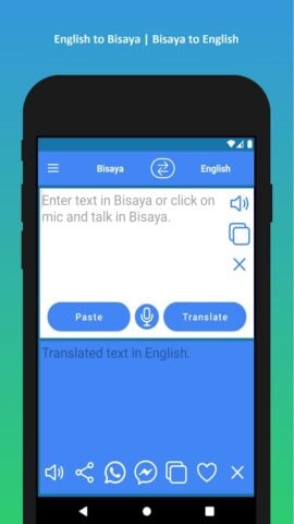 Bisaya to English Translator لنظام Android