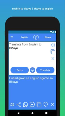 Android 用 Bisaya to English Translator