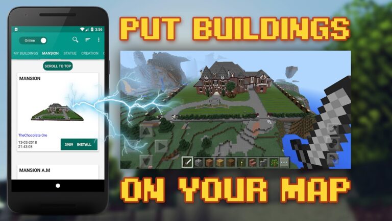 عمارات Minecraft لنظام Android