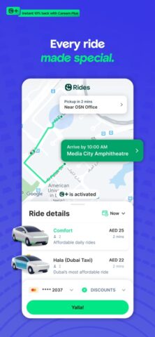 Careem – rides, food & more para iOS