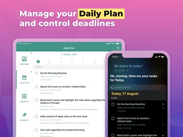 Chaos Control™: GTD Task List pour iOS
