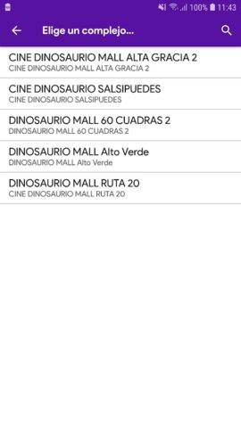 Cines Dinosaurio Mall per Android
