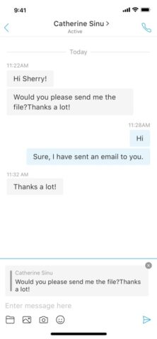 Cisco Jabber для iOS — скриншот 4