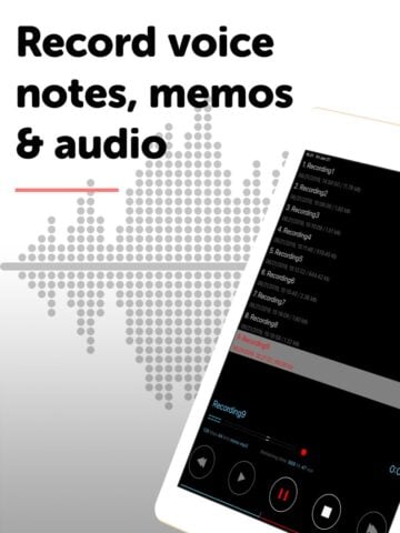 Dittafono – Registratore audio per iOS