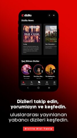 Dizilla : Yabancı Dizi Takip für Android