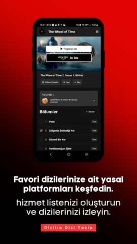 Android 版 Dizilla : Yabancı Dizi Takip
