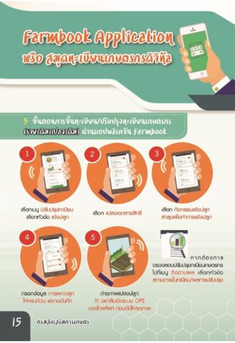 Farmbook สมุดทะเบียนเกษตรกร для Android — скриншот 1