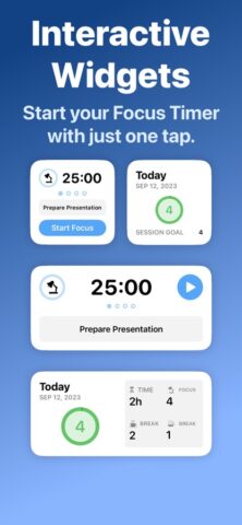 Focus – Timer for Productivity untuk iOS