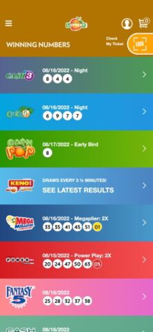 iOS 用 Georgia Lottery Official App