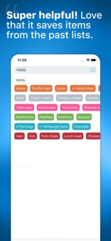 Grocery List with Sync لنظام iOS