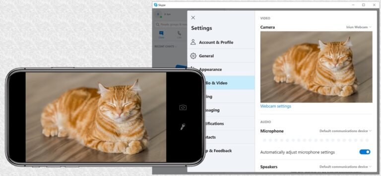 Iriun Webcam for PC and Mac for iOS