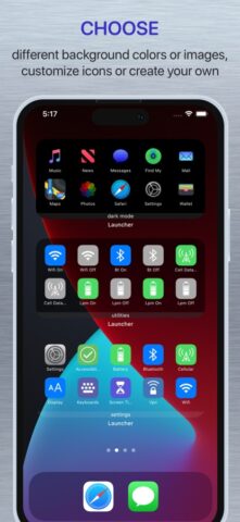 Launcher with Multiple Widgets for iOS