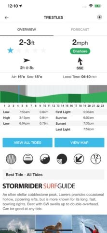 MSW Surf Forecast لنظام iOS
