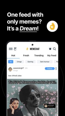 MemeChat: Meme, Keyboard, News pour Android