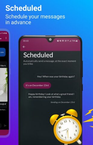 Сообщения: SMS и MMS для Android — скриншот 3