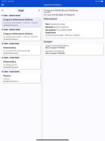 Nuvola – Tutore Studente untuk iOS