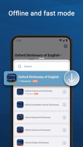 Oxford Dictionary для Android — скриншот 5