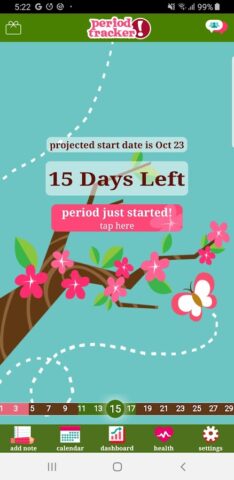 Календарь Менструаций для Android