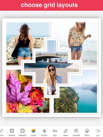 Photo Collage Layout Maker لنظام iOS