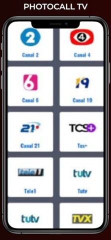 Photocall TV Channels لنظام Android