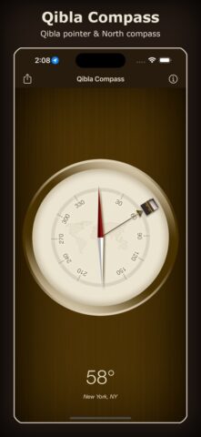Qibla Kompass (Kaaba Locator) für iOS