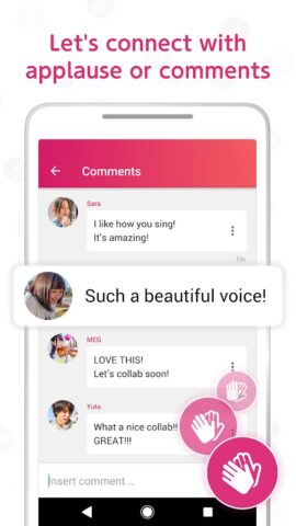 Запиши свою музыку, спой! nana для Android — скриншот 4