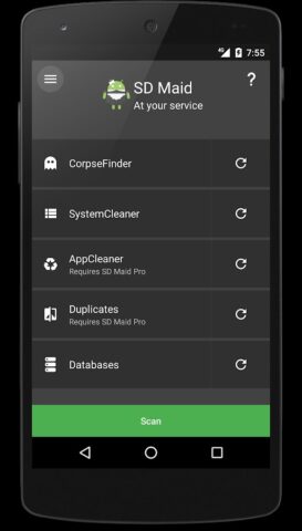 Android için SD Maid: Sistem Temizlik Aracı
