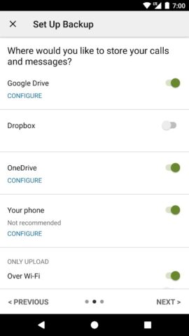 SMS Backup & Restore для Android — скриншот 5