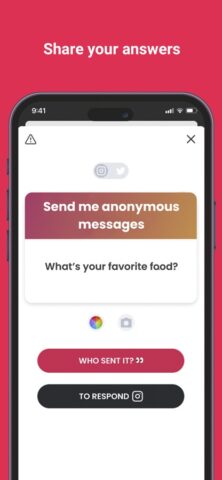 Scret: perguntas anônimas pour iOS
