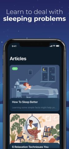 iOS 用 Sleepzy – 睡眠サイクル目覚まし時計 & 睡眠録音