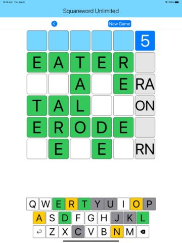 Squareword Unlimited Word Game per iOS