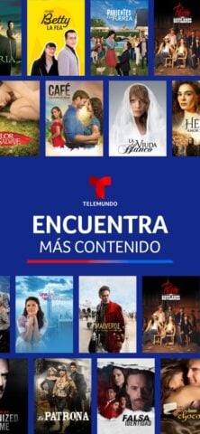 iOS 版 Telemundo: Series y TV en vivo