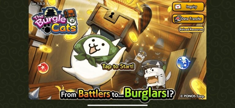 The Burgle Cats per iOS