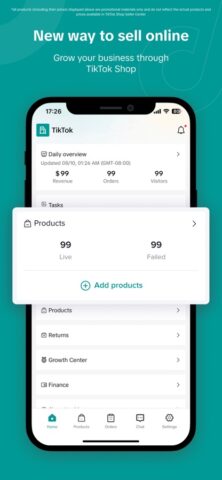 TikTok Shop Seller Center para iOS