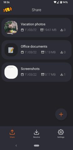 ToffeeShare: File Sharing for Android