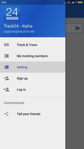 Track24 untuk Android