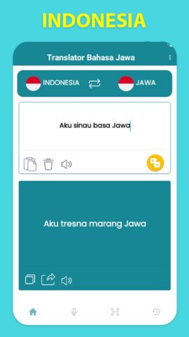 Terjemahkan bahasa Jawa per Android