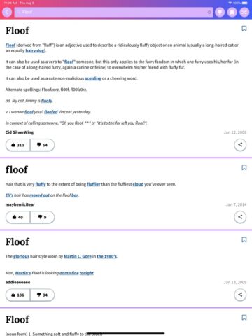 Urban Dictionary untuk iOS