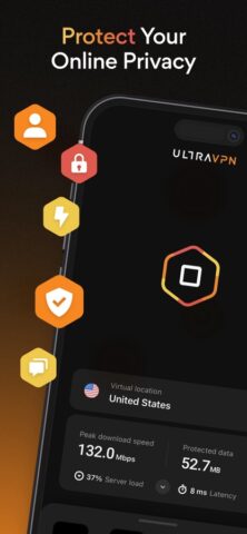 VPN Ultra: وكيل VPN غير محدود لنظام iOS