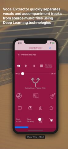 iOS için Vocal Extractor -Karaoke maker