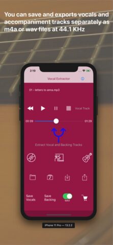 iOS 版 Vocal Extractor -Karaoke maker