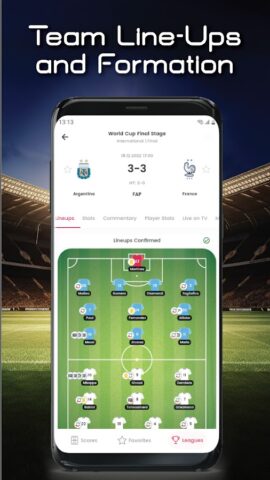 Xscores: Real-time Live Scores สำหรับ Android