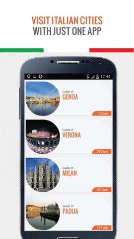 Italie: Guide Officiel & Carte pour Android