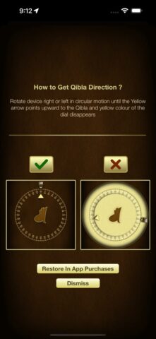 iSalam: Qibla brújula para iOS
