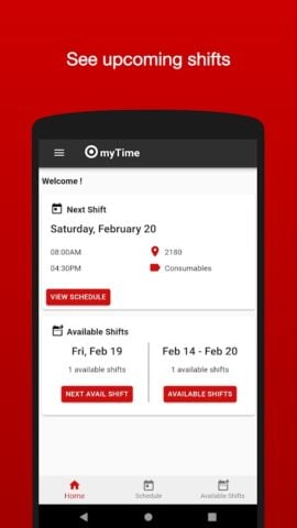 myTime for Target для Android