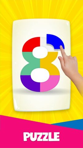 ألعاب التعلم للطفل: أرقام لنظام Android