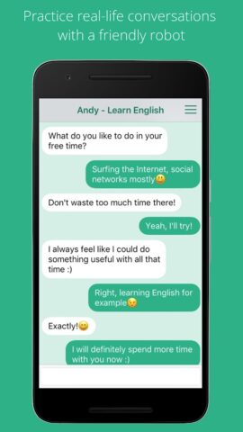 Andy: ฝึกภาษาอังกฤษ สำหรับ Android