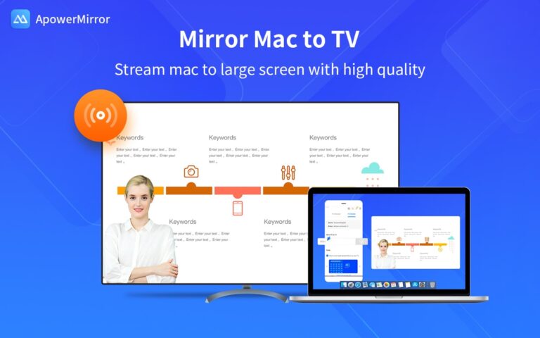 ApowerMirror- Screen Mirroring لنظام iOS