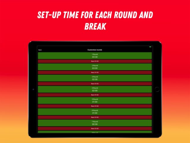 Boxing Timer Prof for iOS