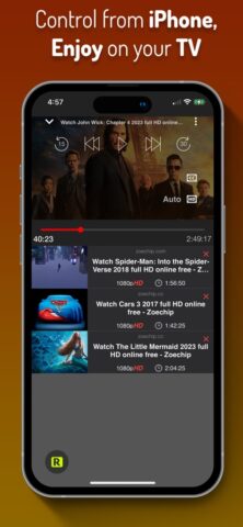 Cast Web Videos to TV — iWebTV для iOS — скриншот 5